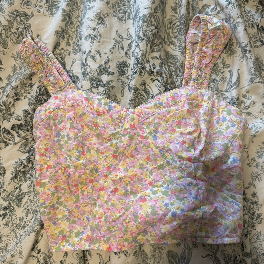 Floral Print Women's Top